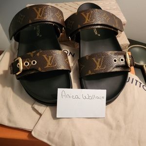 Louis Vuitton Bom Dia Flat Comfort Mule